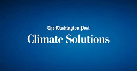 The Washington Post's Climate Solutions initiative 